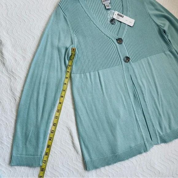 Chico’s Aqua Sky Sweater Set – Large (Chico’s size 2) - Picture 2 of 7